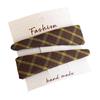 Stylish Fashionable Hair Barrettes Hair Clip Sweet Hairpin Barrette Plaids Hair Clip Christmas for Women Girl