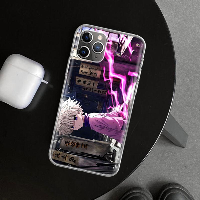 Huner X-Hunters Killua Phone Case Cover for iPhone 11 12 13 Mini 14 15 Plus 16 Pro Max 17 Air 7 8 + SE Art Customized Fundas 11