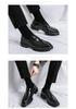 Four Seasons Trendy Men's Fashion Leather Slip-on Loafers with Thick Sole