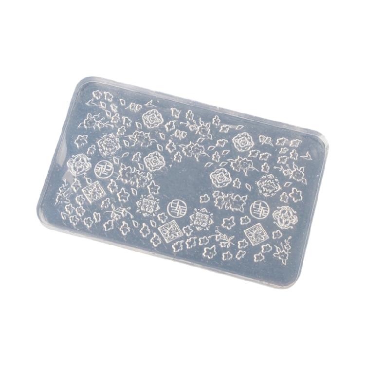 Professional Nails Art Molds Flower Theme Small Accessories Mold Nails Decorative Molds for Salon Manicure Decorations