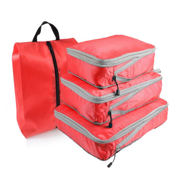 Waterproof Cross-Border Travel Three-Piece Compressible Clothes & Underwear Storage Bag Set