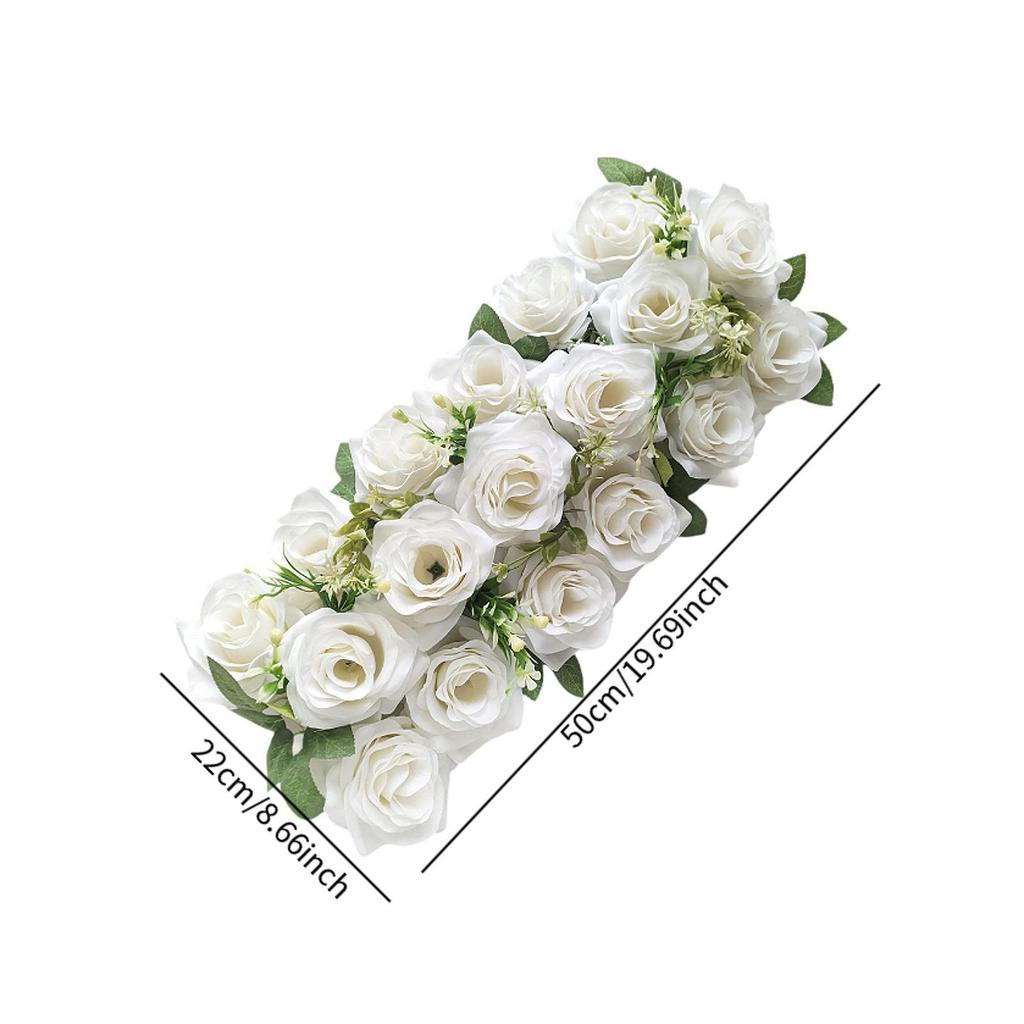 3D Silk Rose Floral Decorative Floral Backdrop Wall Decorative Faux Flower for