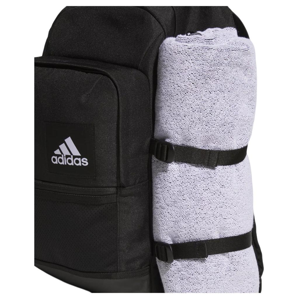 Adidas Fashion Sports Casual Recycled Polyester Backpack Unisex Backpack Black IT2061