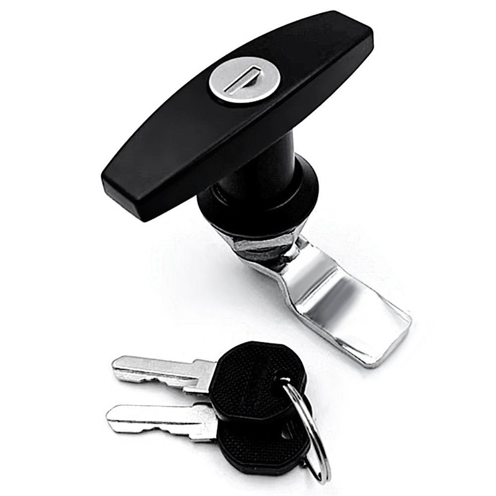 

Multipurpose Camper RV Trailer Latch With Keys Truck T-handle Lock Security Lock чорний
