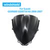 For Suzuki GSXR600 GSXR750 K6 2006-2007 Motorcycle Front Fairing Windshield Windscreen Wind Screen Deflectors Accessories