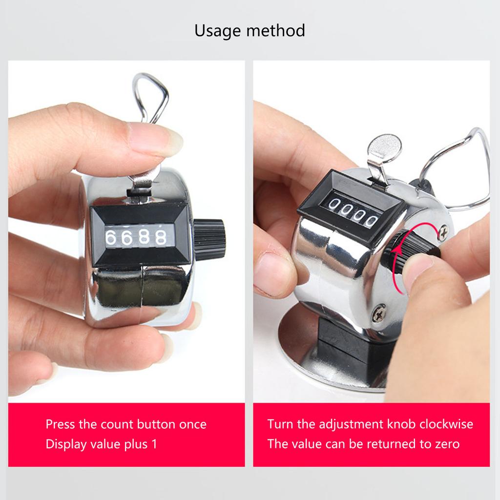 Clickers Counter Handheld Easy Thumb Tally Button Contor de clicuri pentru vânzări de bilete la evenimente sportive Numărarea oamenilor