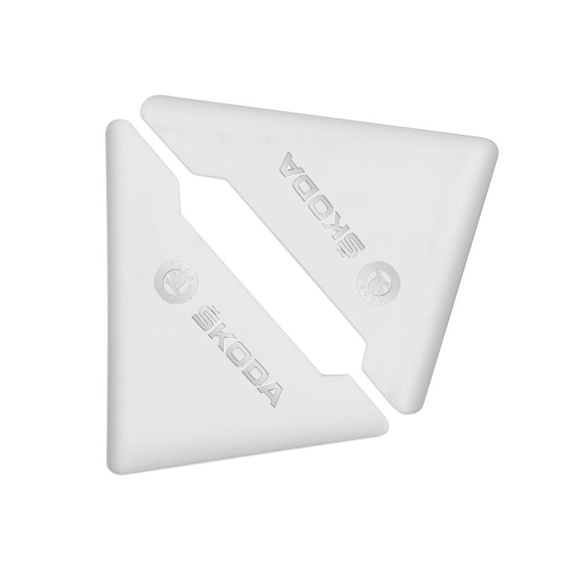 Vehicle Special Silicone Door Corner Bumper 2PCS For Skoda Octavia A5 A7Cover Anti-Scratch Anti-Collision Protective Corner Cap