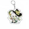 Raiden Shogun Klee Nahida Q Type Genshin Impact Cartoon Keychain Acrylic Bag Keyring Pendant Trendy Gift