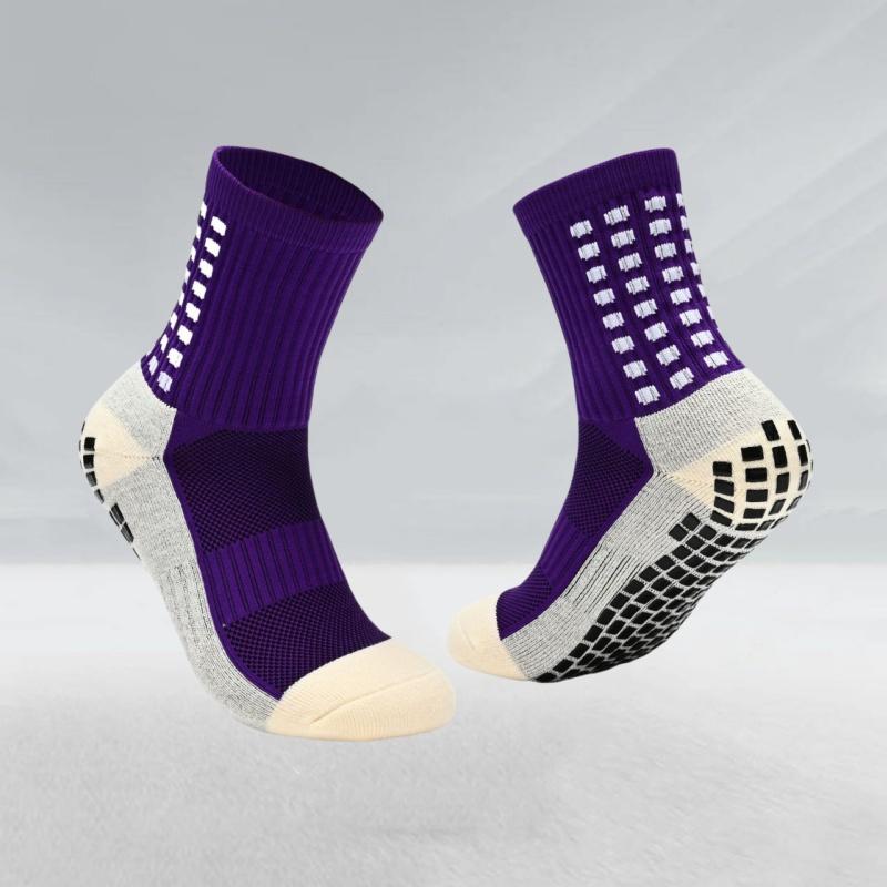Anti-slip Football Socks Non-slip Soccer Basketball Tennis Outdoor Sport Socks Grip Cycling Riding Men Socks