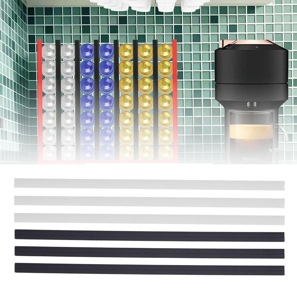 Strong Adhesive Tape Wall Mount Holder Coffee Capsule Holder  Compatible with Keurig Nespresso