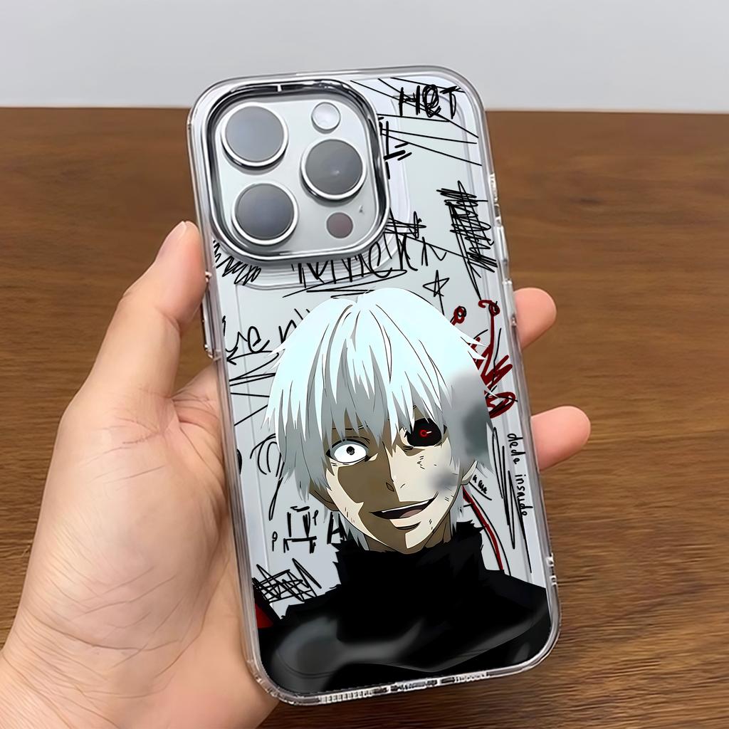 Coque de téléphone Anime Japonais Tokyo Ghoul Pour iPhone 17 16e 16 15 14 13 12 11 mini Pro Max X XR XSMAX 8 7 Air Plus Housse Souple