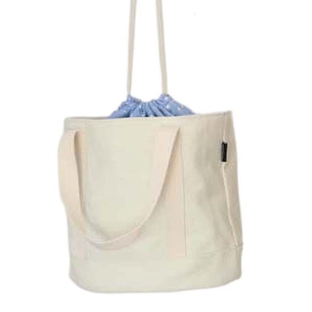 Large Capacity Thermal Insulation Bag Canvas Picnic Box Pouch Drawstring Lunch Handbag  School