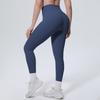 High-waisted, Skin-tight Running and Workout Leggings; Butt-lifting Fitness Leggings; Sexy, Figure-hugging Solid-colour Yoga Leggings for Pilates