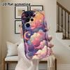 Phone Case: 2D Flat Samsung Galaxy A34 A35 M05 M06 S20 S22 S21 FE Plus 5G Protective Case, Couple Style, Gradient Galaxy, Christmas and Halloween Gift