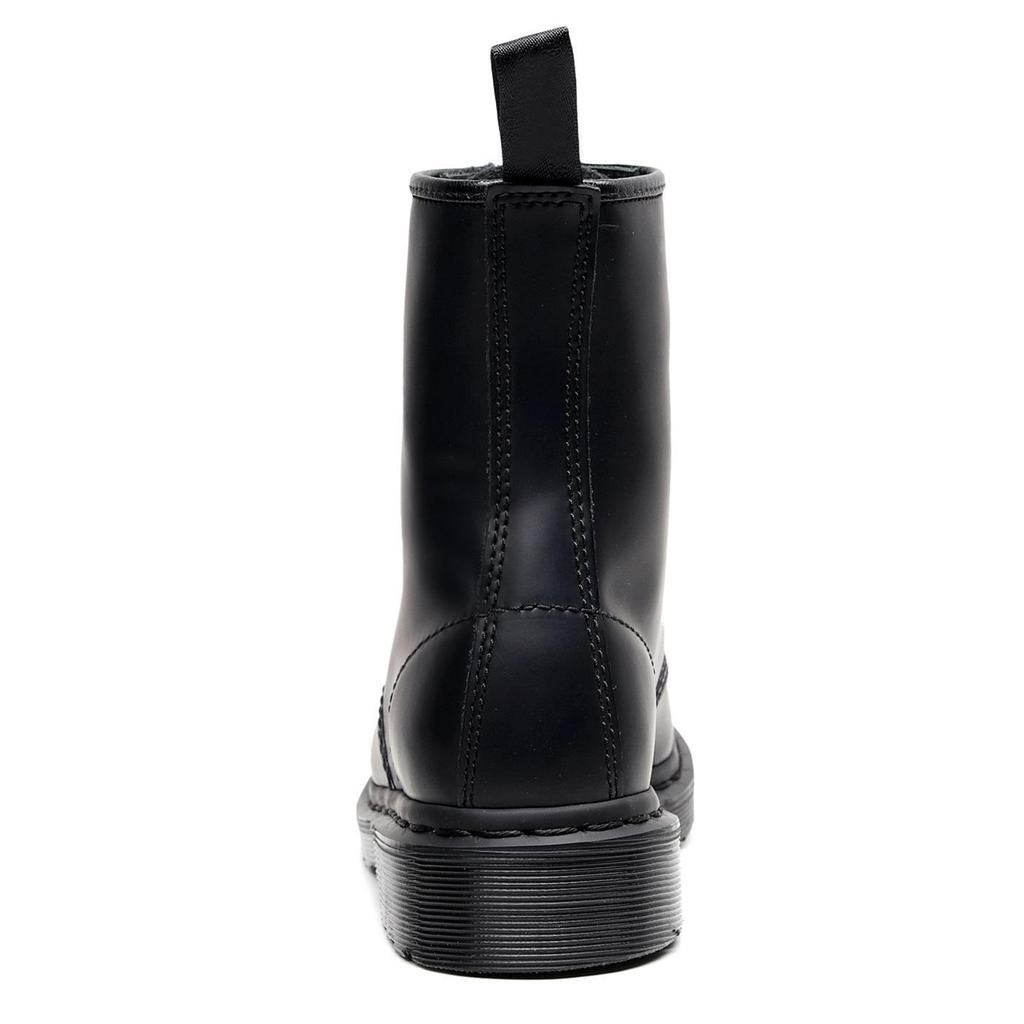 Versatile 1460 Tooling Boots Women's Hard Leather Pure Black Line Couple Short Boots Men's and Women's Leather Boots Round Head Trend Locomotive