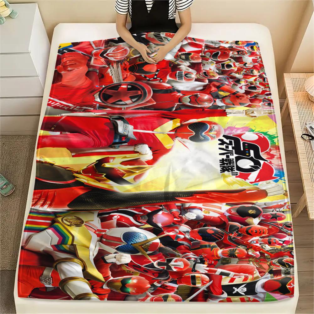 

Super Sentai Hero Squad Blanket, Warm Throw for Home Decor, Great Gift for Sentai Enthusiasts.chl 75x90cm