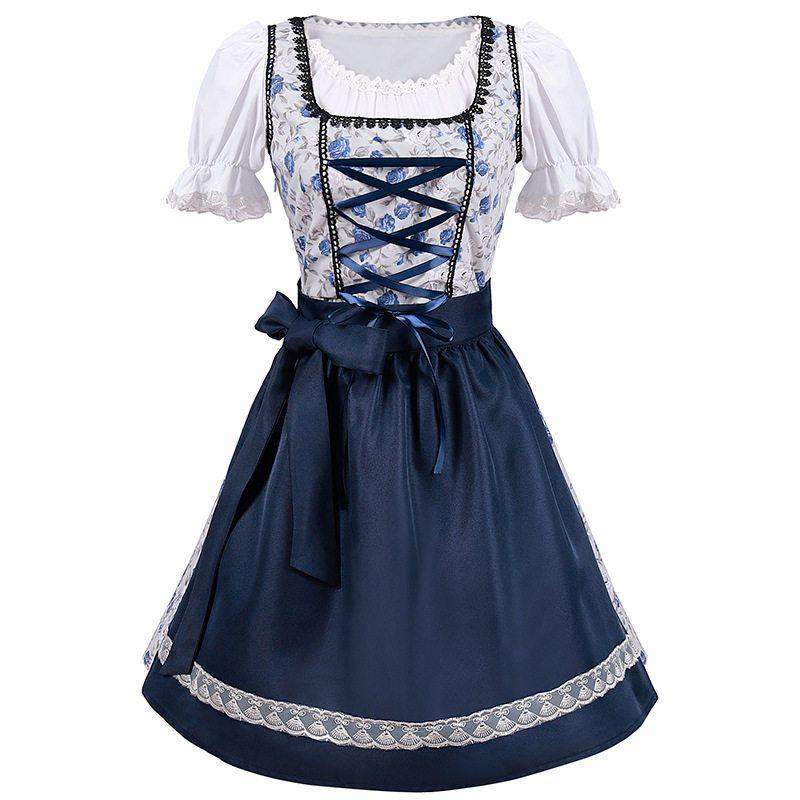 European and American Style Dresses, Oktoberfest Costumes, Party Outfits, Cosplay Maid Outfits, V-Neck Dresses in Stock