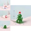 Charming Christmas Tree Santa Claus Snowman Ornaments Delightful Miniature Garden Decor For All Occasions