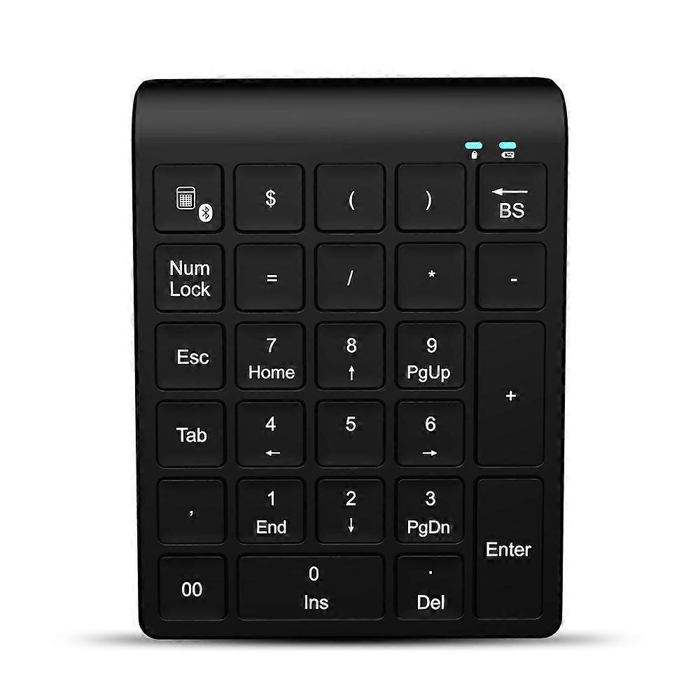 Tastierino numerico Bluetooth per laptop, Tastierino numerico wireless, Ricaricabile USB C, Tastierino numerico Bluetooth a 10 tasti a 22 tasti per laptop, computer, Mac, MacBook A