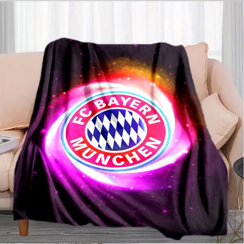 Munich FC Artwork Printed Throws Blanket Soft Flannel Blankets for Couch Bed Gifts for Men Women Picnic Blanket Christmas Gifts