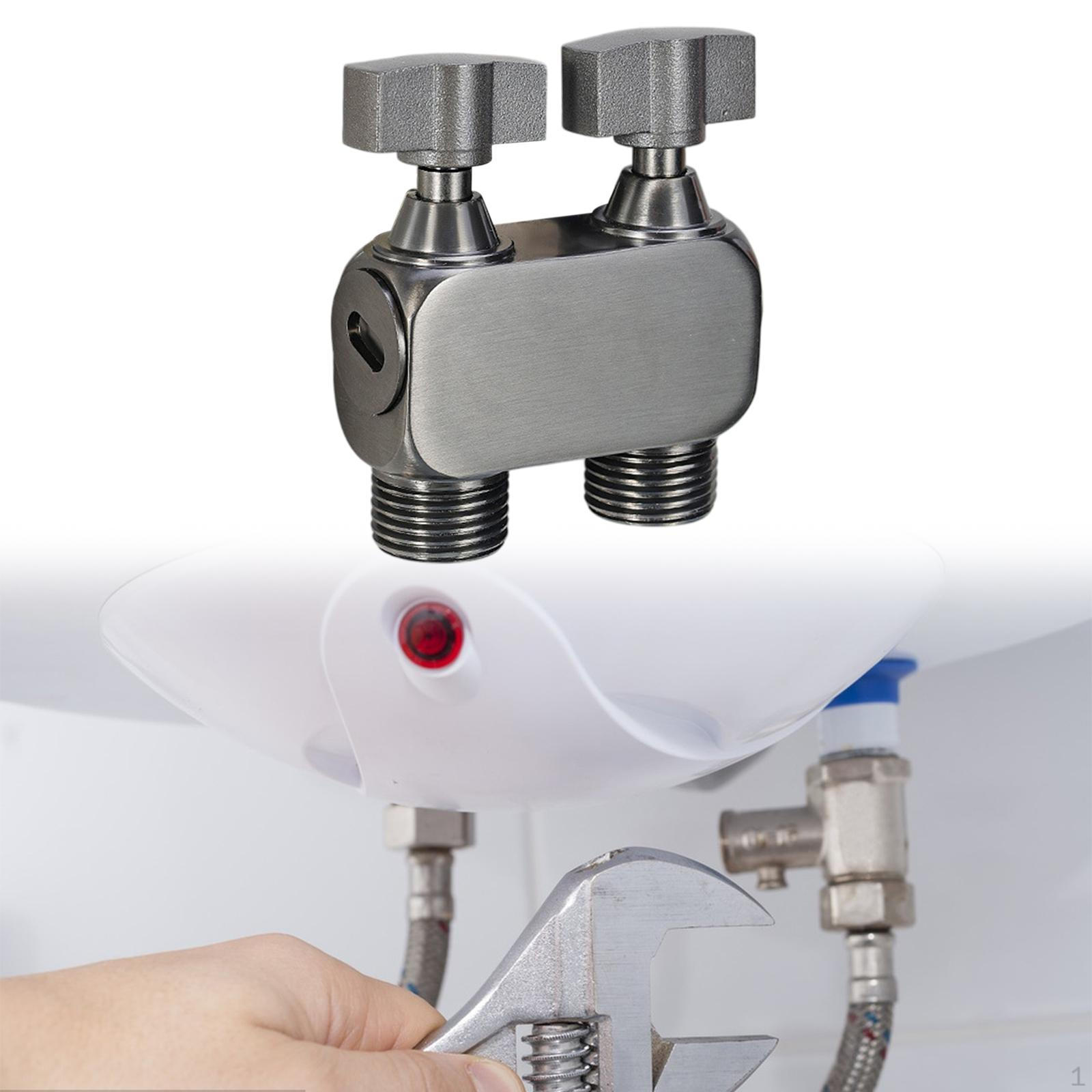 

Аксесуари для двоходового клапана подвійного керування для ванної кімнати, багатофункціональні, професійні Gray