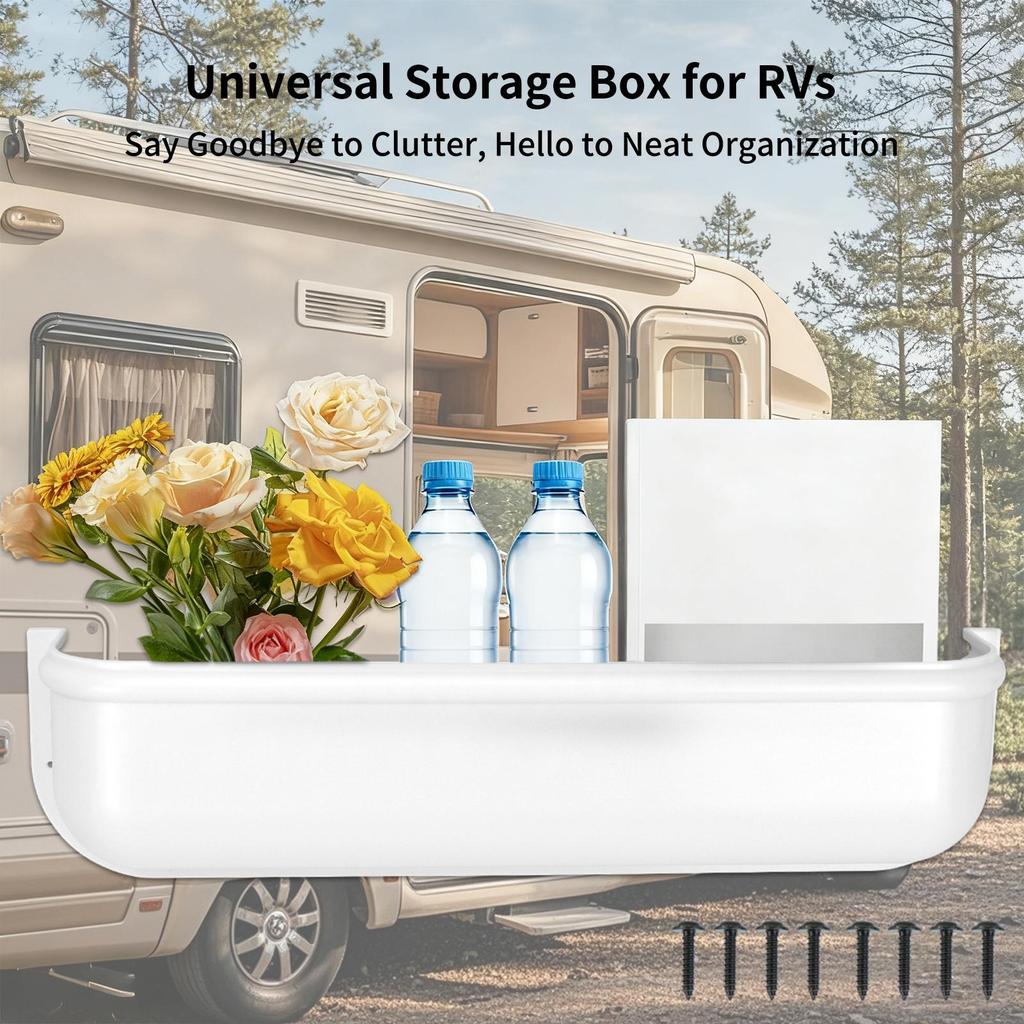 RV Door Organizer Box Multifunctional Automotive Interior Organization Bin Car Door Side Insert Organizer Box for Trailer