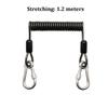 With 304 Steel Carabiner Outdoor Key Cord 1.2meters Suspension Rope New Fishing Lanyards