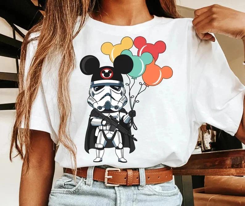 Star Wars Pew Pew Stormtrooper Mouse Ear TShirt S