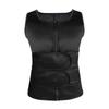 Unisex Double-Waist Zipper Slimming Vest for Exercise and Shaping