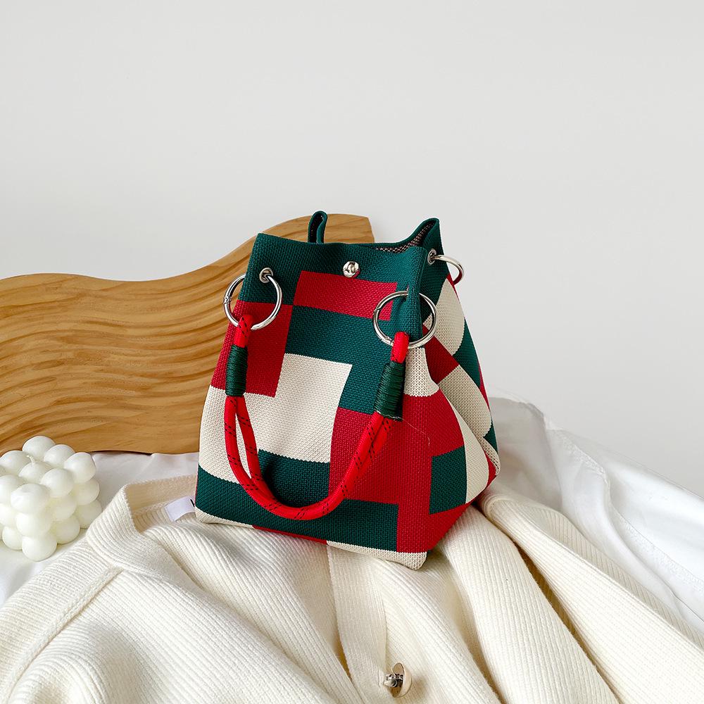 2025 Niedliche Tier Strickhandtasche - Damen Tragetasche mit großem Fassungsvermögen für Arbeit & Ausflüge