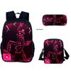 Just Shapes&Beats Kids Backpack Set 3-Piece for School Students Lightweight Ergonomic Large Capacity Fun Pattern