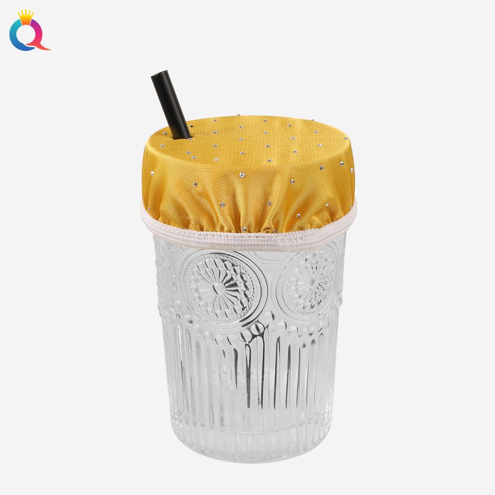 

Крышка для чашки вечеринка предотвращение наркотического опьянения артефакт эластичная фланелевая крышка для чашки девушка самооборона аксессуары светло-желтого