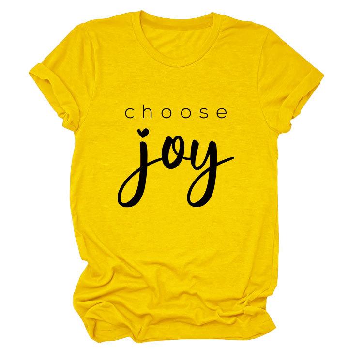 Simple casual temperament versatile women's round neck short-sleeved T-shirt base
