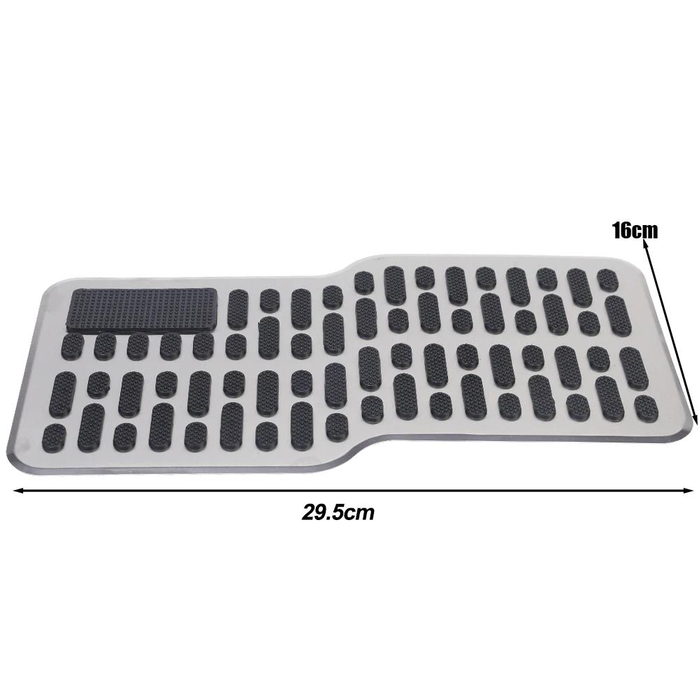 

Stainless Steel Car Pedal Main Driver s Foot Pad Wear-resistant Pedal Anti Slip Metal Brake Pad Interior Replacement Accessories