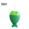 Ocean Atmosphere Hanging Lanterns Fish-Shaped Paper Lantern, Theme Folding Lantern for Festival Party, Lightweight Fish Decor Photo Backdrop,