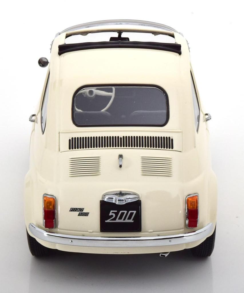 KK Scale Fiat 500 F Custom 1968 Cream Finished Product 1/12