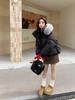 2025 Winter Short Women's Down Jacket: Sweet Korean Style, Petite Fit, White Duck Down, Loose, Thickened Coat