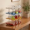 Large Capacity Cup Storage Rack Anti-Fall Water Cup Holder Water Bottle Storage Rack  for Home