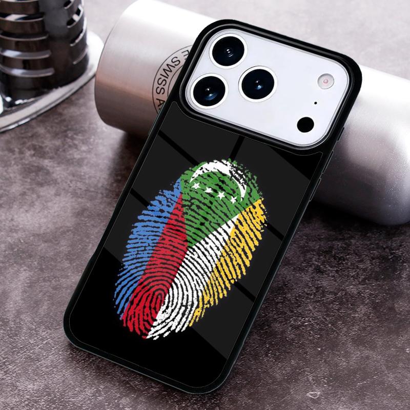 Comoros Flag Phone Case For iPhone 17 16 15 14 13 12 11 Pro Max Plus 17Air Soft Silicone Cover