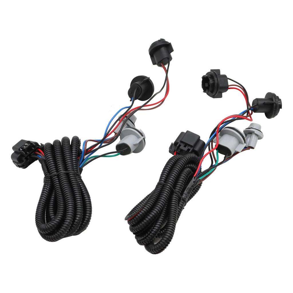 2PCS LH+RH Tail Harness Light 2PCS For Chevy Silverado 1500 2500 3500 HD 2003 2004 2005 2006