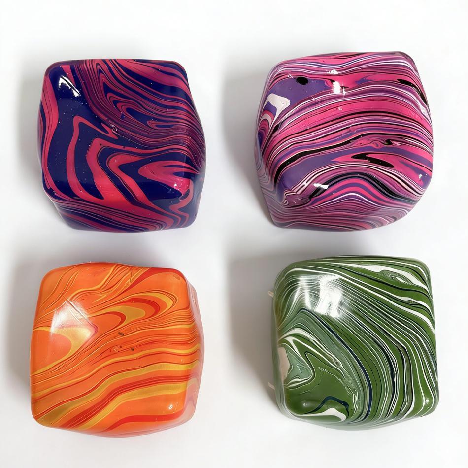 Slow Rebound Nee Doh Stress Cube Ice Cube Malt Sugar Squishy Fidget Toy For Anxiety & Stress Relief