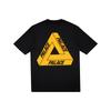Tri-To-Help Charity Limited Edition Orange Triangle Short Sleeve T-Shirt Unisex Tops Black P18TS236