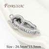 18K Gold Plated Brass Zircon Locks For Jewelry Fasteners Clasps Accessories For DIY Beadwork Baroque Pearls Beads Jewelry Making