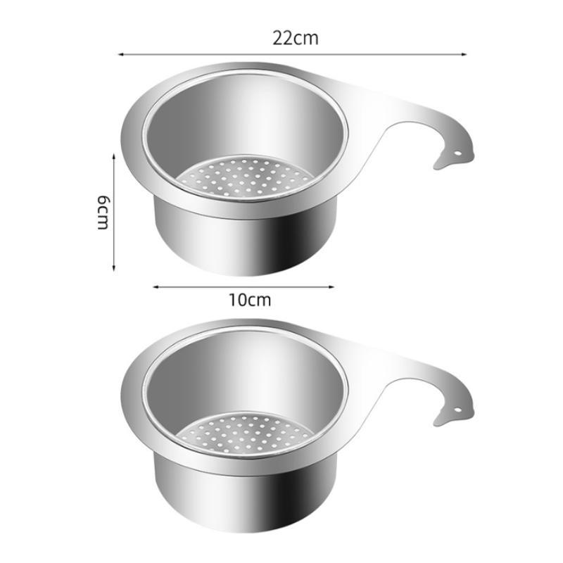 1 ks filtr do dřezu s odrazným jádrem - prevence zápachu a úniků, filtr do odpadu pro myčku nádobí, protizamačkávací sítko