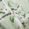 Sage Green Floral Duvet Cover Twin Queen 2/3 Pieces Flower Plum Blossom Bedding Set Reversible Botanical Branch Comforter Cover