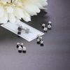 1 Pairs Stainless Steel Cartilage Stud Earrings for Men Women Helix Tragus CZ Barbell Conch Piercing Earrings Ear Hoop Earrings