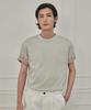 THEKNITCOMPANY Lindos Cotton T-Shirt - Quill Grey