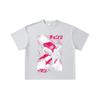 260 GSM Double Yarn 32 Count 100% Cotton Chainsaw Man V16 Denji Print Unisex Heavy Cotton T Shirt
