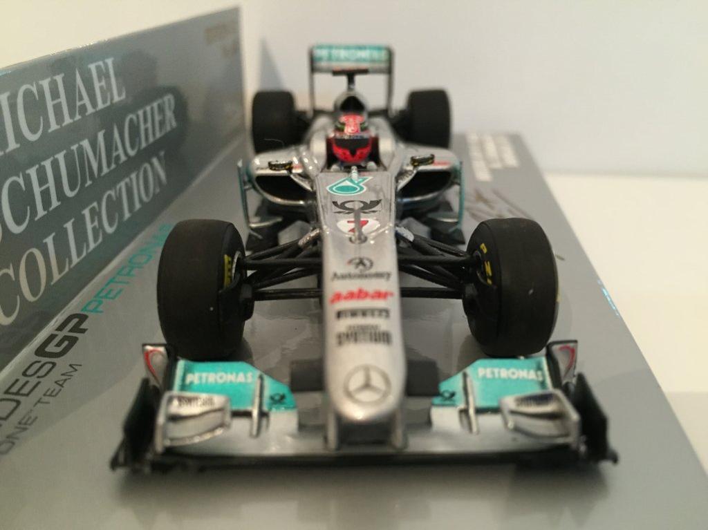 PMA Mercedes GP F1 Team Showcar 2011 Completed Product 1/43 M.Schumacher