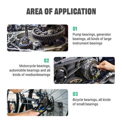 Motorrad/Fahrrad Lagerabzieher-Kit 9-23 mm Bereich 12-teiliges Abzieher-Set Mit 5 Klemmen Für Rad, Zahnrad & Lenkungsreparaturen